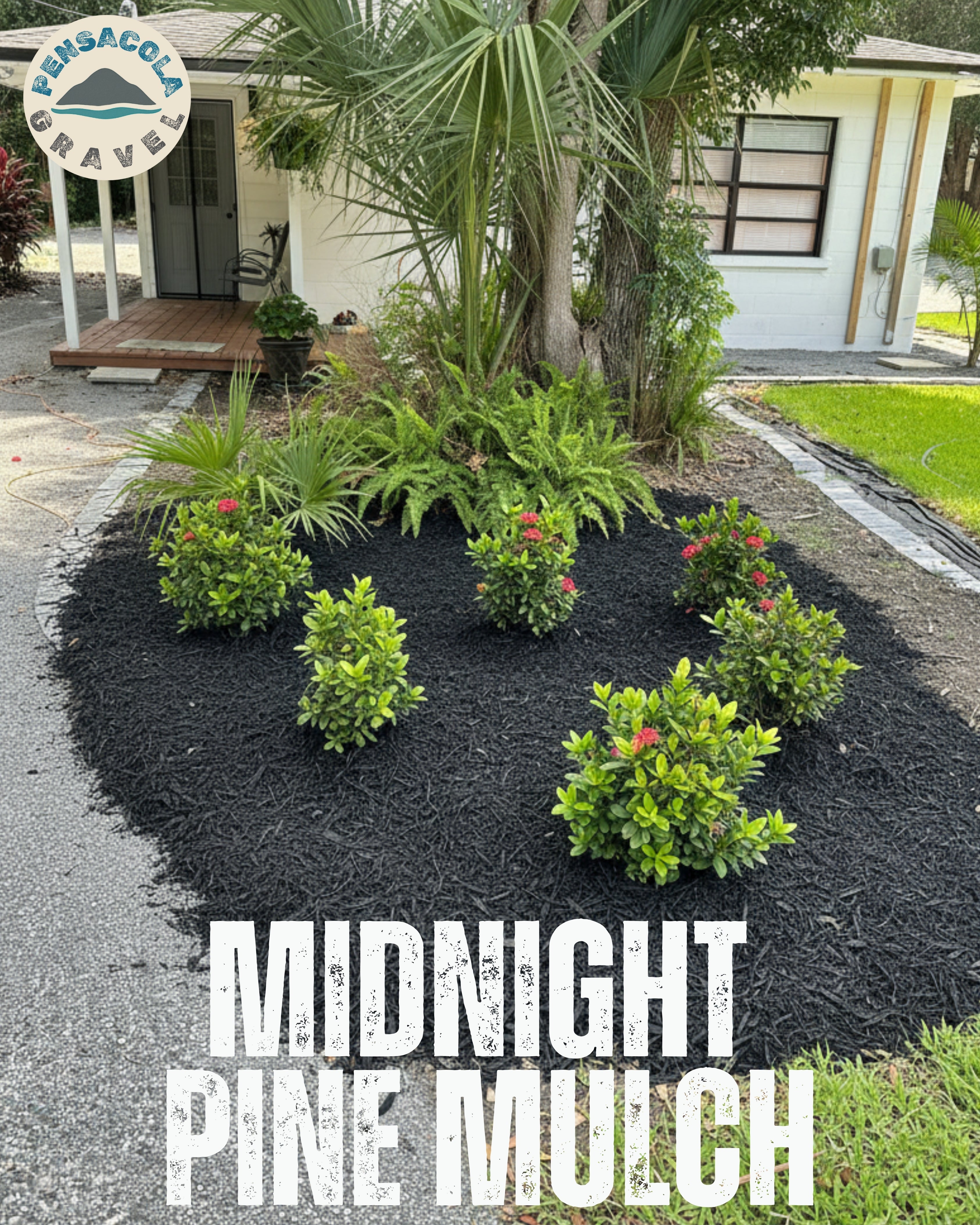 Midnight Pine Mulch {PER YARD}