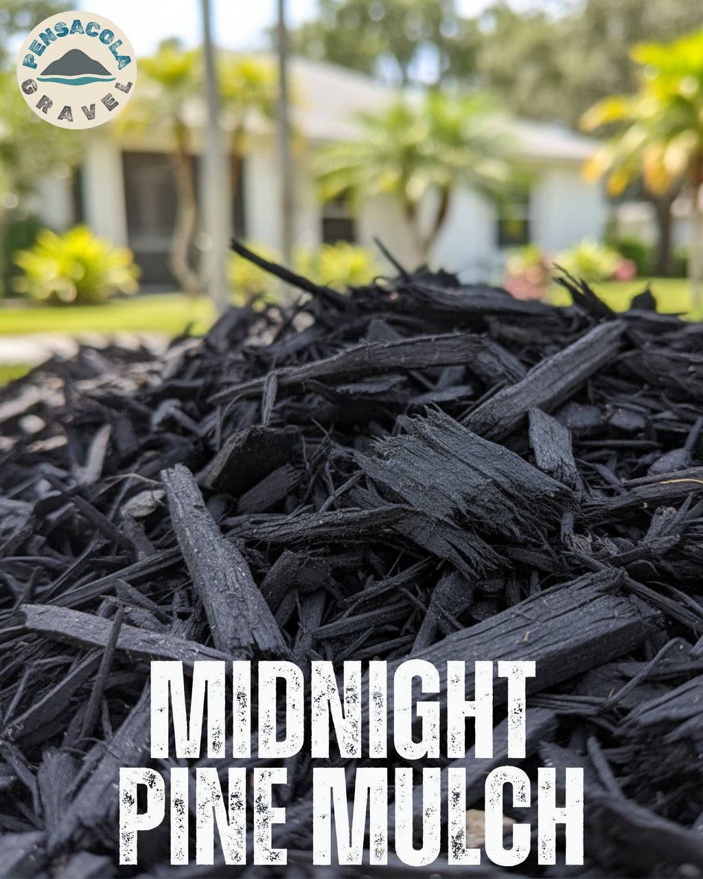 Midnight Pine Mulch {PER YARD}