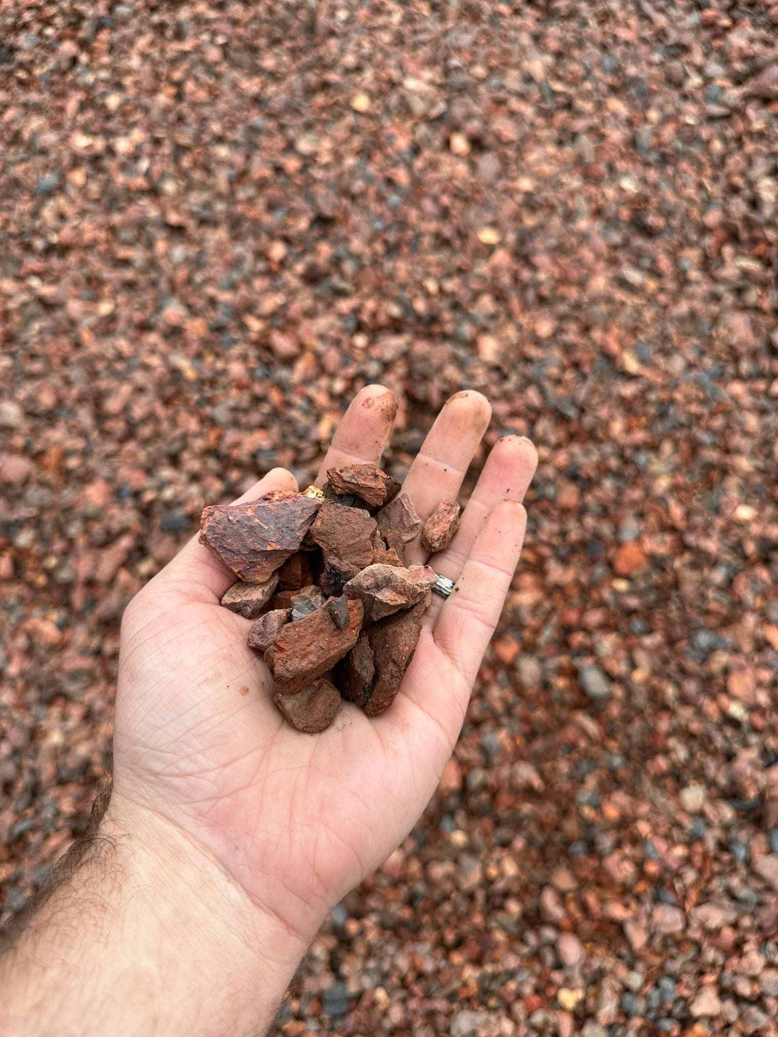 Small Red Lava Rock {1 TON}