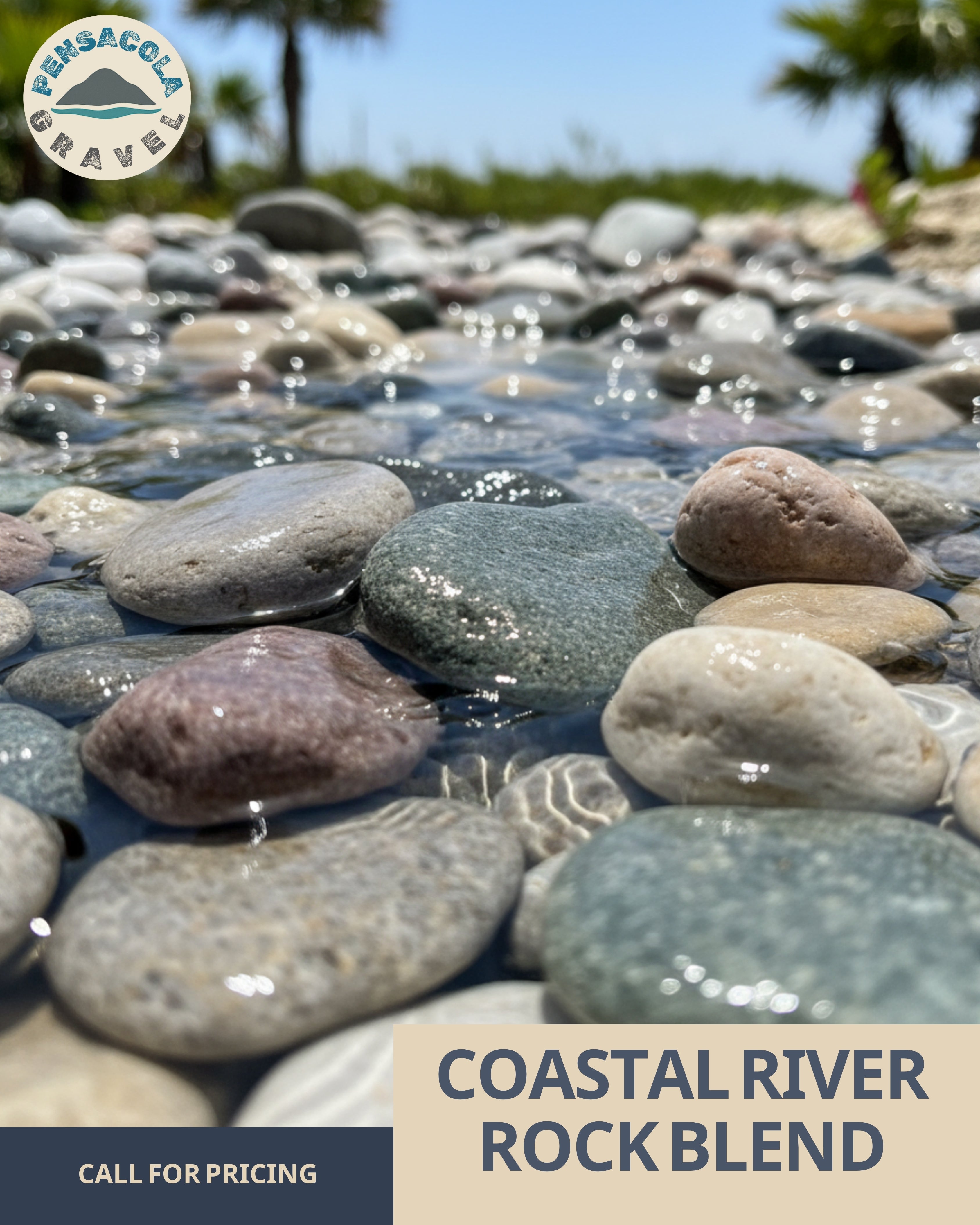 Coastal River Rock Blend {Per Pallet}
