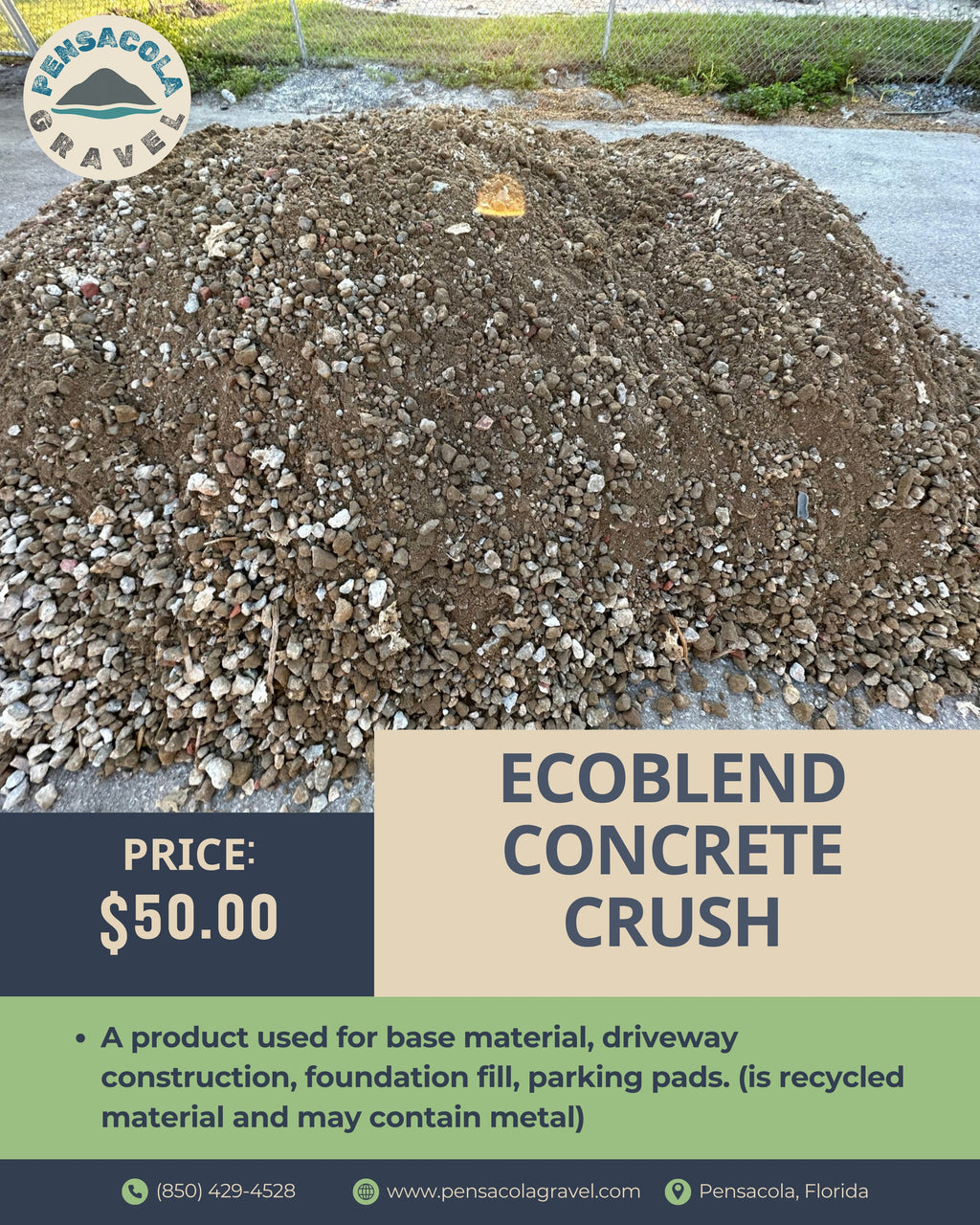 Echoblend Concrete Crush {PER TON}