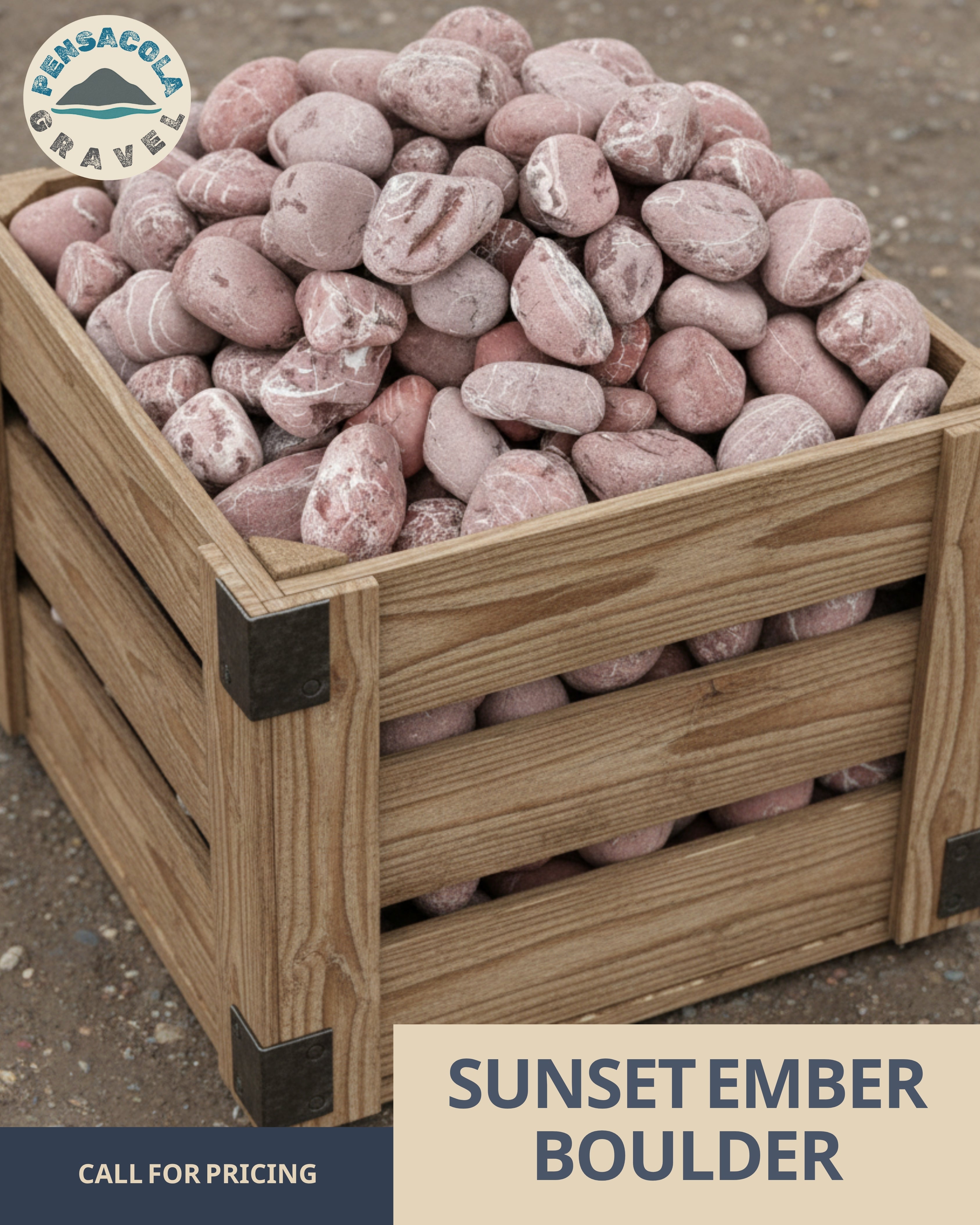 Sunset Ember Boulder {Per Pallet}