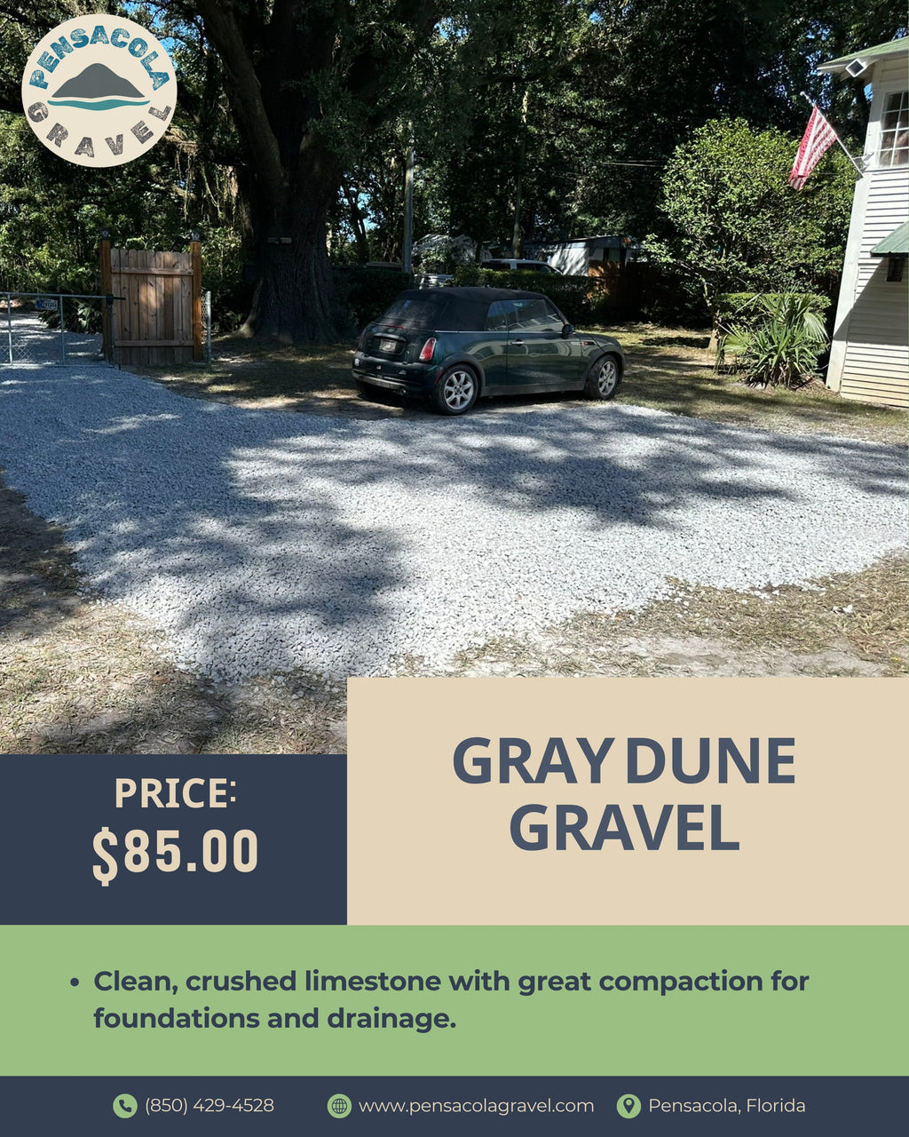Graydune Gravel {Per Ton}