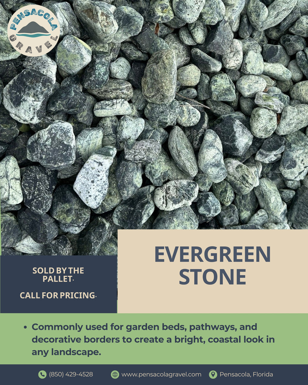 Evergreen Stone {Per Pallet}