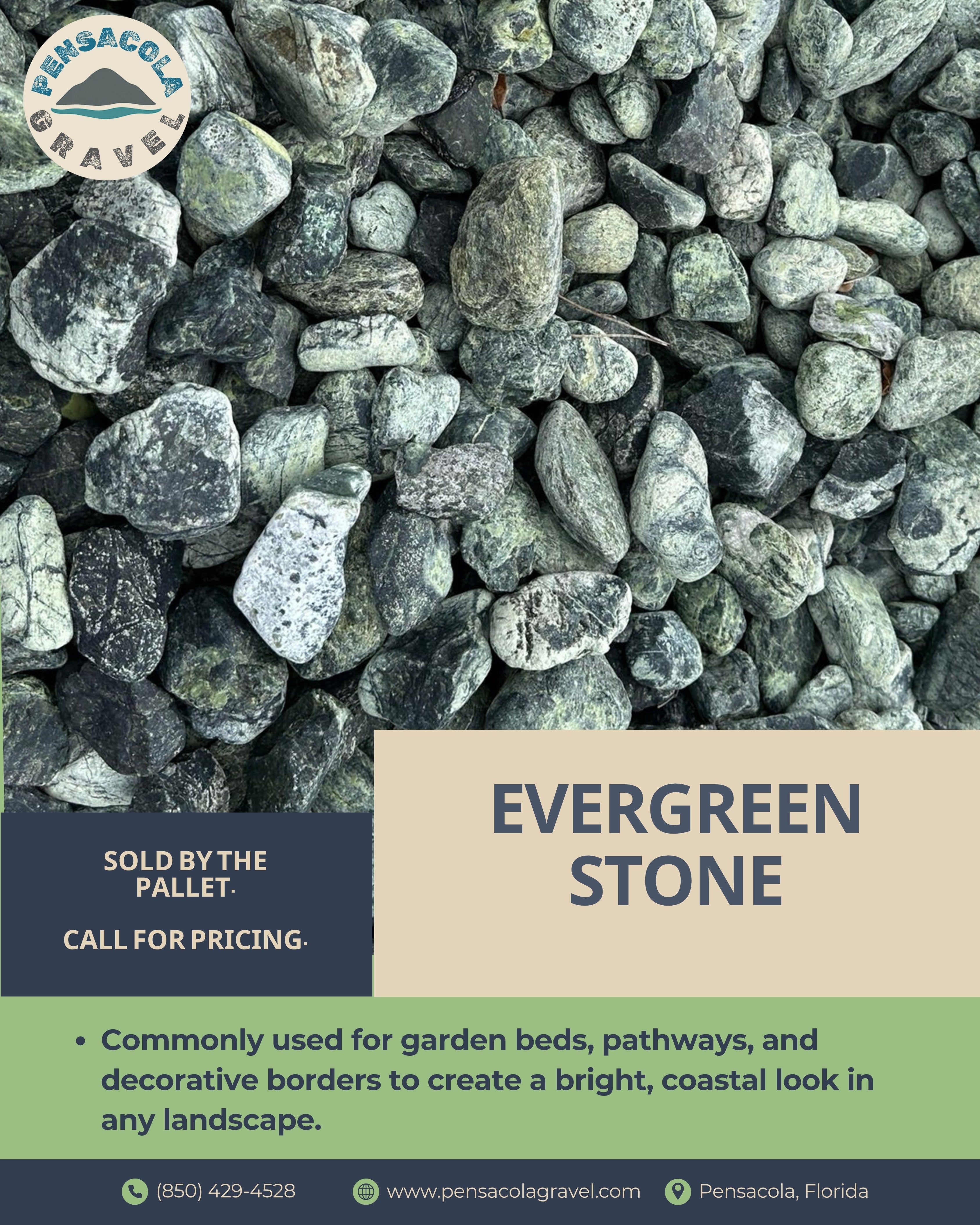 Evergreen Stone {Per Pallet}