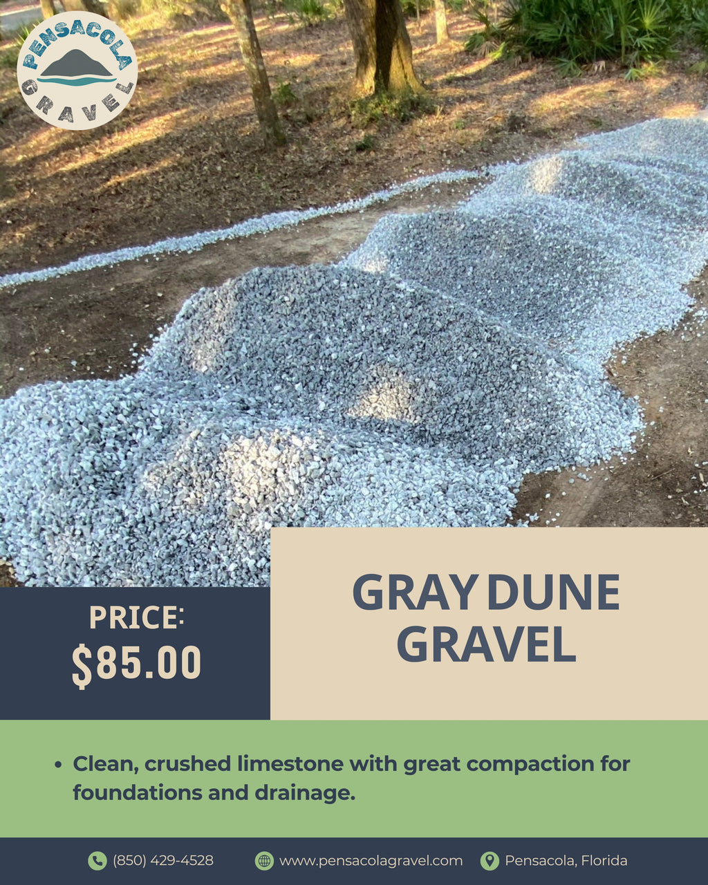 Graydune Gravel {Per Ton}