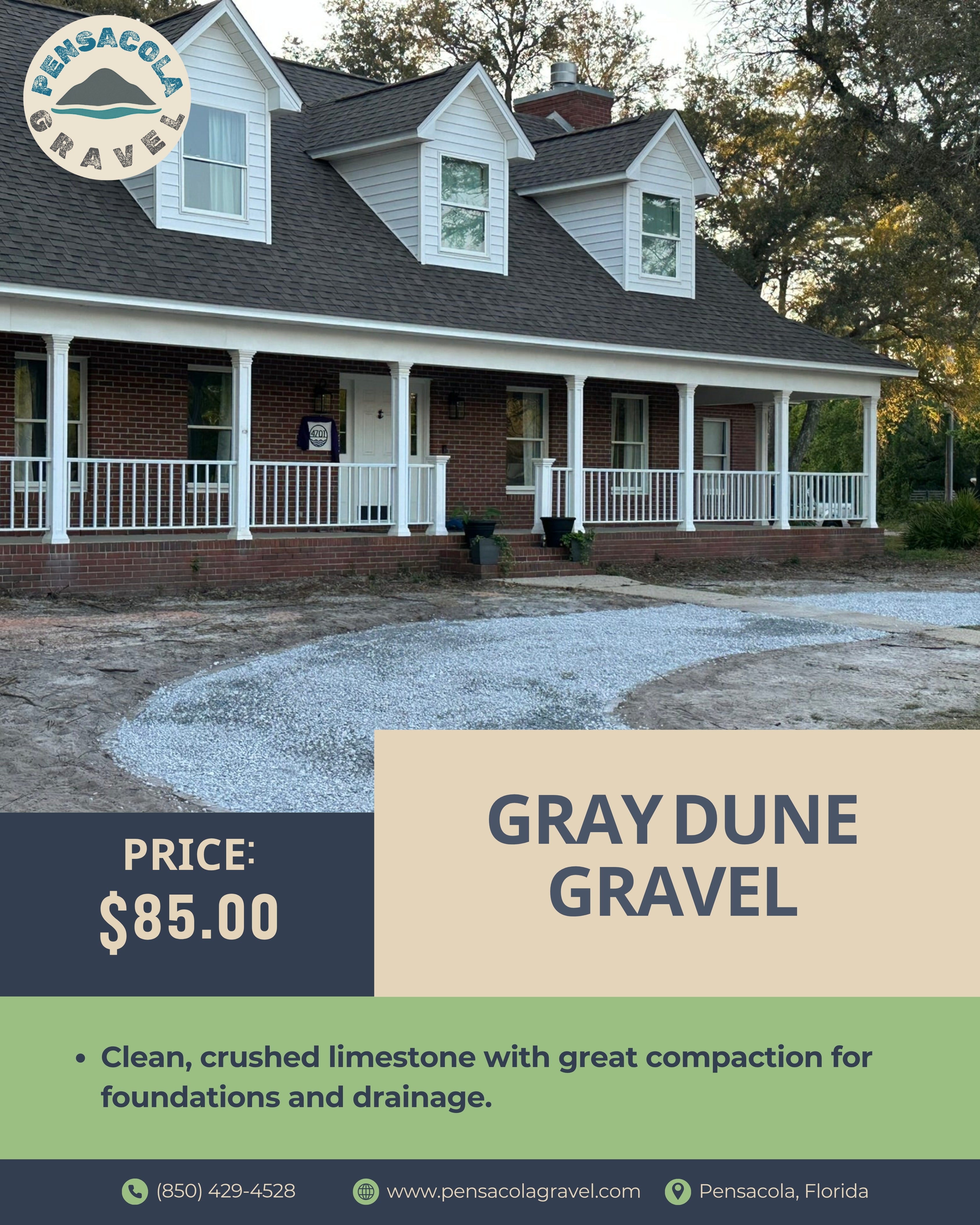Graydune Gravel {Per Ton}
